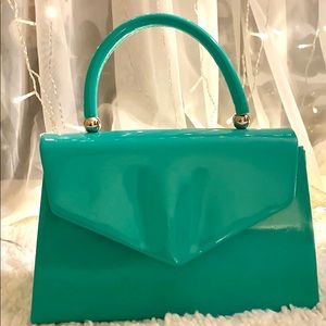 turquoise purse (bought in Ireland)
